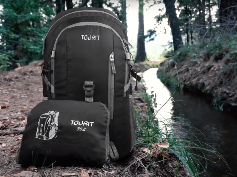 TOURIT Light Travel Hiking Backpack Packable Foldable Daypack Waterproof Back Packs