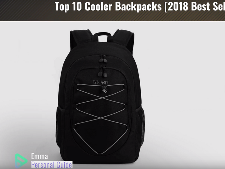 Top 10 Cooler Backpacks [2018 Best Sellers]: TOURIT Cooler Backpack Water-resistant Bag Lightweight