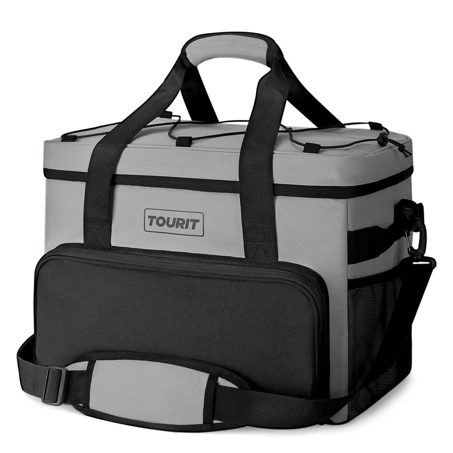 TOURIT Cooler Bag 48-Can Insulated Soft Cooler Large Collapsible Cooler Bag  32L Lunch Coolers for Picnic, Beach, Work, Trip, Camping，Black : :  Sports, Fitness & Outdoors