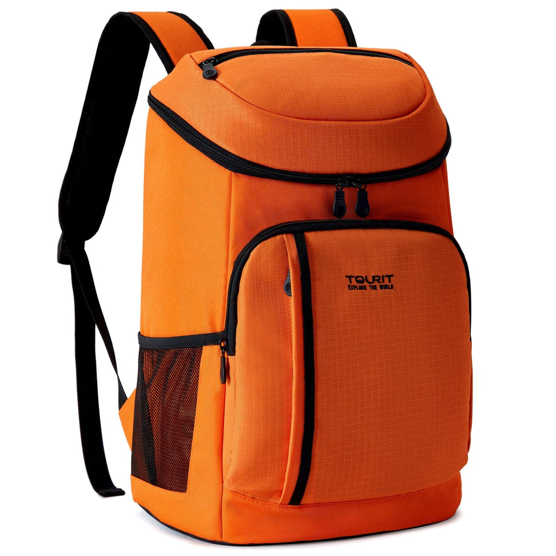 TOURIT 30 Cans Cooler Backpack Lightweight Insulated Backpack Cooler Leak-Proof, Black