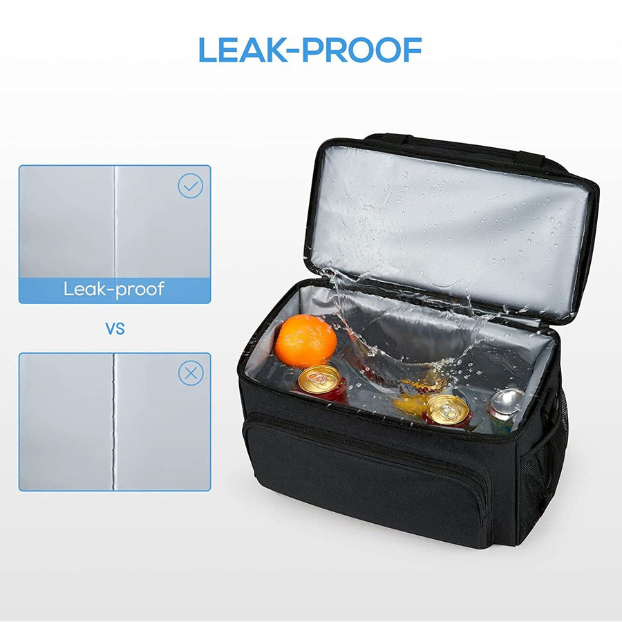 Lunch cooler Box bag Insulated Compartment Leak proof good for